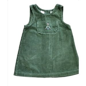 Cherokee Green Corduroy Dress